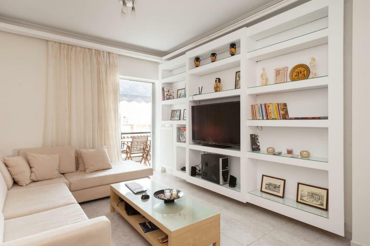 Elegant Athenian Apartment Bagian luar foto